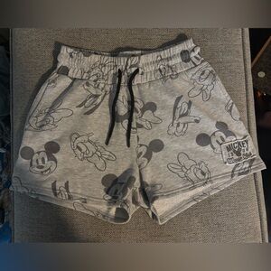 Disney Mickey Mouse and Friends Gray Lounge Shorts
